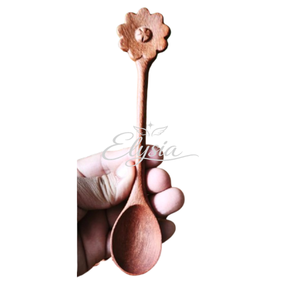 Juego de utensilios de cocina de madera de acacia de gran venta - Utensilios de cocina aptos para horno, microondas y lavavajillas, cuchara de corazón, cuchara de madera floral - Product Image 1