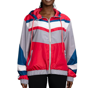 OEM Custom Waterproof <b>Windbreaker</b> Jacket for Men High Street Style with Oversized Stand Collar Wholesale Manufacturer OEM - Product Image 4