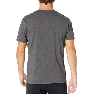 Custom Printed Front Men's T-Shirt 100% Cotton <b>V</b>-neck Regular <b>Fit</b> OEM Service Solid Color High Quality Breathable Quick Dry - Product Image 3