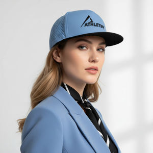 Gorra de Béisbol Deportiva Personalizada de Marca Privada Athletify, Gorra de Alto Rendimiento Transpirable con Corte Láser y Ajuste Suave para Correr, Gimnasio y Entrenamiento - Product Image 1