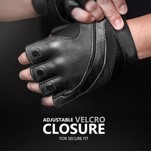 Gants de sport en cuir les plus vendus, respirants, antidérapants, à quatre doigts, imperméables, protection UV, pour la musculation et l'entraînement - Product Image 3