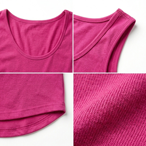 Camiseta sin mangas con logotipo personalizado, camiseta de algodón para mujer, camiseta sin mangas transpirable, camisetas sin mangas para mujer, ropa de mujer - Product Image 5