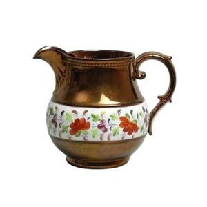 Elegant Black Printed <b>Copper</b> Jug With Traditional Indian Motifs Ideal For Kitchen Dining <b>Table</b> Home Decor And Gift Purpose - Product Image 3