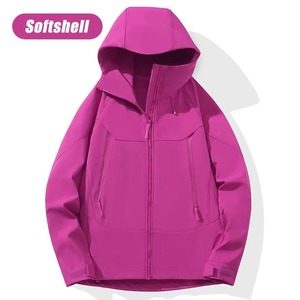 Chaqueta Softshell Impermeable con Capucha, Unisex, para Uso Casual al Aire Libre, con Logotipo Personalizado OEM, Precio al por Mayor - Product Image 6