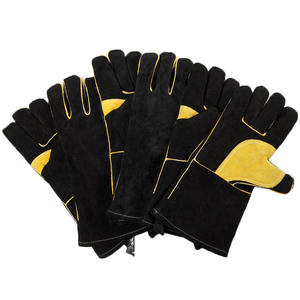 Gants de soudage en cuir OEM, gants de travail pour la construction, résistants à la chaleur, en cuir de vachette, pour adultes - Product Image 6