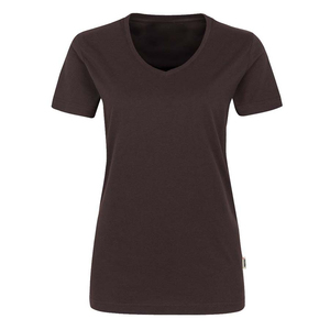 T-shirts pour femmes, été, écologiques, respirants, manches courtes, col en V, 100% coton, personnalisables, fabriqués au Pakistan, OEM - Product Image 6