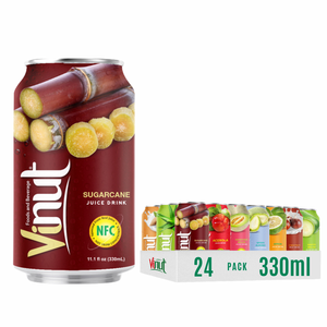 Jus de canne à sucre frais pressé, naturel, sans sucre ajouté, en canette aluminium 330ml, pour marque privée, OEM, ODM, vente en gros de boissons - Product Image 1