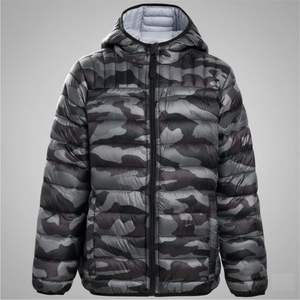 Chaqueta de plumón para hombre de primera calidad, con cremallera, acolchada, impermeable, cálida para invierno, personalizada, de alta calidad. - Product Image 1