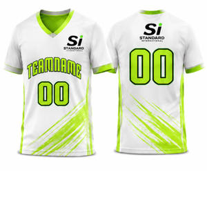 Maillot de basket-ball personnalisé à manches courtes en polyester, uniforme de sport respirant, tenue de jeu - Product Image 1