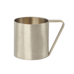 Gold Plated Copper Metal <b>Cups</b> Modern Style <b>Large</b> Capacity High Quality Home Decoration European Style Wholesale - Product Image 1