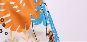 Shorts de Playa Tropicales para Hombre, de Secado Rápido, de Poliéster, con Logotipo Personalizado, OEM, Venta al Por Mayor, Trajes de Baño de Verano - Product Image 6