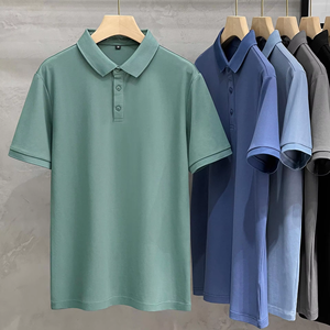 Camisa Casual de Manga Corta Transpirable de Algodón Sólido para Hombre, Diseño Personalizado, Precio Bajo - Product Image 4