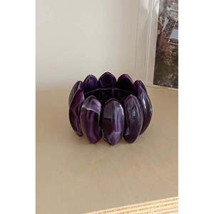 กำไลข้อมือเรซิ่นคริสตัลสุดเก๋ เครื่องประดับแฟชั่น - Product Image 5