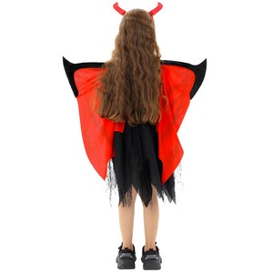 Costume da Strega per Bambini Baige, Mantello con Ragnatela, Outfit per Halloween e Spettacoli Teatrali - Product Image 6
