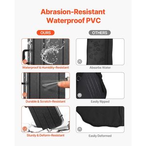 Custodia Rigida per Chitarra Elettrica 41.34 Rettangolare con Chiusura a Scatto, Maniglia e Imbottitura in ABS, Resistente all'Acqua, Protezione Morbida per Strumenti Musicali - Product Image 3