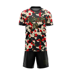 Oferta Especial: Conjunto de Camiseta de Fútbol Vintage Personalizada con Cuello Redondo, Multicolor, Uniforme de Fútbol Americano para Adolescentes, Servicio OEM, Corte Automatizado - Product Image 1