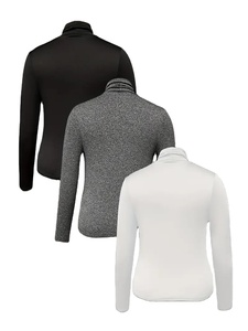 Low MOQ Cheap Price Elegant Short Sleeve Ribbed Polyester Knit <b>Fabric</b> Crew Neck Print T-Shirt for Women's Summer All Season - Product Image 3