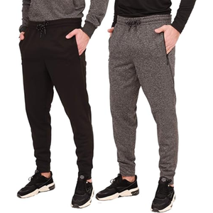Pantalones deportivos para hombre, pantalones deportivos para gimnasio, pantalones deportivos para correr, pantalones deportivos con bolsillos con cremallera - Product Image 2