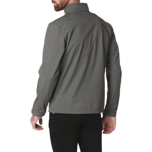Chaqueta Softshell personalizada de alta calidad para hombre, cortavientos táctico de lona cálida con logotipo OEM para senderismo al aire libre, impermeable, temporada de invierno - Product Image 3