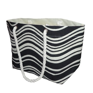 ถุงผ้ากระสอบปอกระเจาพร้อมสายคล้องไหล่พิมพ์โลโก้ได้ตามต้องการสำหรับการโฆษณา - Product Image 2