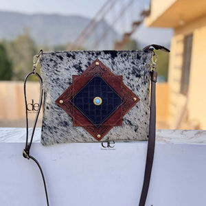 Nuevo Bolso de Mano de Cuero Tallado a Mano por Diseñadores, Bolso Bandolera de Piel de Vaca Auténtica, Bolsos Bohemios, Bolsos Elegantes para Mujer, Multiusos - Product Image 1