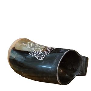 Mug en corne naturelle polie de qualité supérieure, fait main, écologique, forme naturelle, moderne, cadeau pour festival, mariage, fête par Perfect Enterprises - Product Image 3