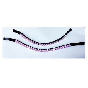 Frontaleras de Cuero Acolchadas para Caballo, de Todas las Formas, con Canal Vacío - Product Image 4