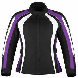 Chaqueta de Motociclismo Deportiva de Cuero y Cordura Estampada de Última Moda, Talla Grande, de Alta Calidad e Impermeable - Product Image 1