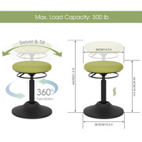 Tabouret pivotant moderne réglable et confortable