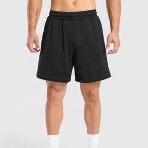 Streetwear High Street Custom Logo 220g Mesh Breathable Casual Gym Men's Full Print Basketball Shorts Double <b>Layered</b> Elastic - Product Image 1