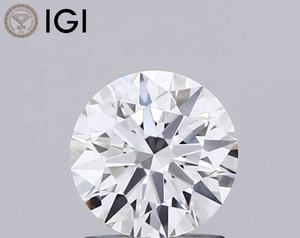 Brillante 1,00 quilates CVD Lab Grown Diamond IGI Certified E-Color VVS2 Clarity 6,46-6,49 MM Diamante suelto solitario de corte brillante - Product Image 1