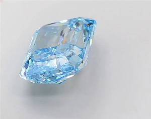 Diamant de laboratoire de couleur bleu fantaisie, taille radiant, clarté VS VVS, CVD HPHT, certifié IGI, taille 2,5 carats - Product Image 2