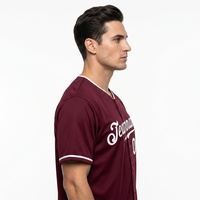 Jersey Baseball Custom Gradient Jahitan Berkualitas, Kaos Baseball Personalisasi Gaya Profesional, Jersey Baseball Stretch Fit, Seragam Olahraga