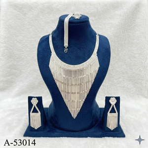 Gold Plated Zinc Alloy Lab Created <b>Cushion</b> Zircon Snake Chain Necklace 18inches MOLL JEWELLERS Trendy Women's Wedding Third - Product Image 1