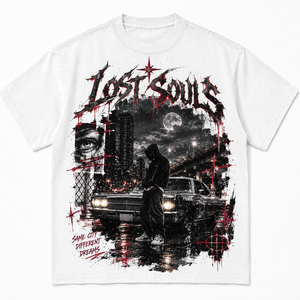 เสื้อยืดผู้ชายคอตตอนถัก 100% ทรงโอเวอร์ไซส์ สไตล์วินเทจ สตรีทแวร์ คอกลม แขนสั้น กันยับ เป็นมิตรกับสิ่งแวดล้อม สวมใส่สบาย - Product Image 1