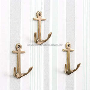 Decor friendly brass wall hooks blending vintage charm modern utility within wall mounted <b>storage</b> designs homes interiors - Product Image 1