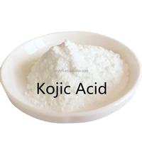 Poudre d'acide kojique de qualité cosmétique/USP en gros, ingrédients cosmétiques, 99% d'acide kojique pour les soins de la peau