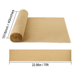 Rotoli di Tessuto in Iuta ad Alta Densità 40FT X 75FT, Tessuto Naturale per Avvolgere Alberi, Tipo Intrecciato e Lavorato a Maglia - Product Image 5