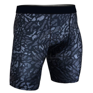 Shorts de compression athlétiques confortables, respirants et à séchage rapide, conçus pour l'entraînement et les séances de gym des hommes - Product Image 2