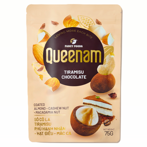 Direct Factory Selling Dragee Chocolate Wholesale HALAL OEM/ODM 75G Tiramisu Chocolate Coated Almond Cashew <b>Macadamia</b> <b>Nuts</b> Hot - Product Image 1