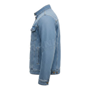 Veste en jean pour homme avec impression de logo personnalisé, créez votre propre veste en jean tendance, veste d'hiver - Product Image 3