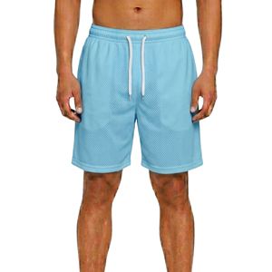 Shorts en maille à rayures zébrées pour hommes, vêtements d'entraînement de basket-ball rétro, respirants, à séchage rapide, en maille polyester - Product Image 3