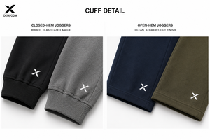 X Men's High Fleece Lining Closed <b>Open</b> <b>Hem</b> <b>Joggers</b> Elastic Drawstring Cotton Sweatpants Casual Autumn Style Hot Selling High - Product Image 4
