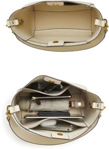 Bolsos Tote Tipo Cubo para Mujer, Diseño en Cuero, Bolso de Mano y Bandolera con Correa Ancha Desmontable, Bolso Casual de Moda para Damas 2026 - Product Image 4