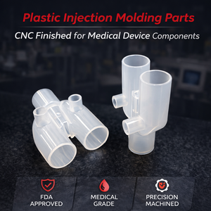 Pièces en plastique POM moulées par injection pour machines industrielles, couleur personnalisée, logo personnalisé, OEM sur mesure - Product Image 2