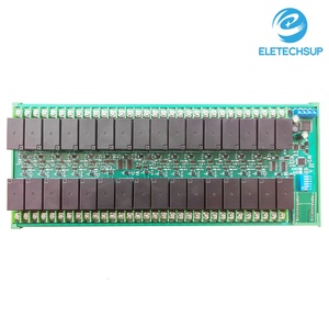 Module de relais <span class=keywords><strong>Ethernet</strong></span>/RS485 à courant élevé 32 canaux 20A Eletechsup R4D5E32 RJ45 LAN <span class=keywords><strong>WAN</strong></span> TCP/IP Modbus Slave 12V/24V Carte IO PLC - Product Image 1