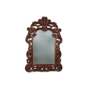 Espejo de Pared Estilo Victoriano 56x39 pulgadas |   Espejo Decorativo de Vidrio Antiguo |   Decoración Vintage Elegante para Sala de Estar y Dormitorio - Product Image 1