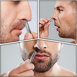 Pinzas Nasales Premium de Acero Inoxidable, Herramienta de Depilación para Belleza y Uso Doméstico - Product Image 5