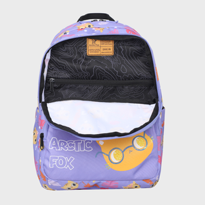 Arctic Fox Wink Kitty Mochila escolar resistente al agua de 20 pulgadas Grapemist - Product Image 4