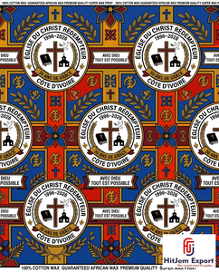 Custom African Wax Print Fabric Manufacturer Church Anniversary Convention Celebration Fundraising Uniform Supplier - Product Image 2